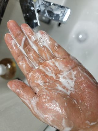 빅그린 안티 헤어로스 탈모 시카 바이옴 샴푸 500ml (중건성두피용) — 5점을 준 리뷰어가 2022년 7월 올린 사용 사진