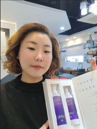 바르셀 기초화장품추천 히알루론산 앰플 미스트 [부스터_100ml+세럼_60ml]2종세트 — 5점을 준 리뷰어가 2021년 11월 올린 사용 사진