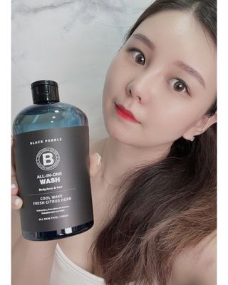 블랙페블 올인원 워시 쿨 웨이브 500ml — 5점을 준 리뷰어가 2021년 5월 올린 사용 사진