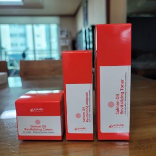 아이앤립 / EYENLIP 아이앤립 연어오일 리바이탈라이징 토너+앰플+크림 3종 세트 — 5점을 준 리뷰어가 2021년 5월 올린 사용 사진