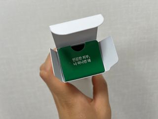 랑벨 랑바이오 블랙 시카 크림 50ml(블랙비 프로폴리스, 시카 4종, 판테놀 10 함유) — 5점을 준 리뷰어가 2022년 5월 올린 사용 사진
