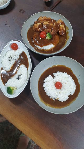 불타 지옥불카레 불지옥맛 180g x 3봉 — 5점을 준 리뷰어가 2021년 6월 올린 사용 사진