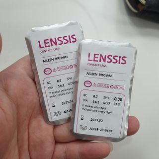 렌시스 LENSSIS [ 렌시스 ] 인생정착템 , 영롱한 매력이 있는 ＃에일린시리즈 1개월용 ｜ 4컬러 중 택1 ｜ — 5점을 준 리뷰어가 2021년 4월 올린 사용 사진