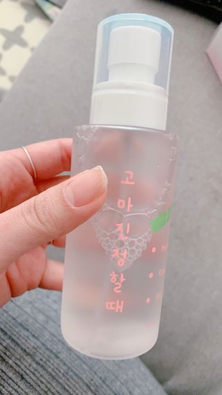 [시카앰플] 묘오한 고마진정할때 진정 스프레이 앰플 150ml — 3점을 준 리뷰어가 2021년 3월 올린 사용 사진