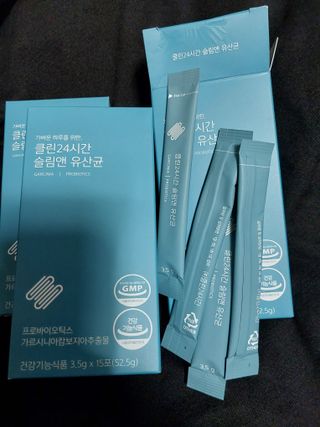 클린24시간 슬림앤유산균 1박스 (3.5g X 15포) — 5점을 준 리뷰어가 2023년 6월 올린 사용 사진