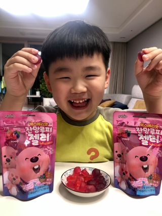 [팔도] 잔망루피젤리 믹스베리맛 42g 8개 — 5점을 준 리뷰어가 2022년 3월 올린 사용 사진