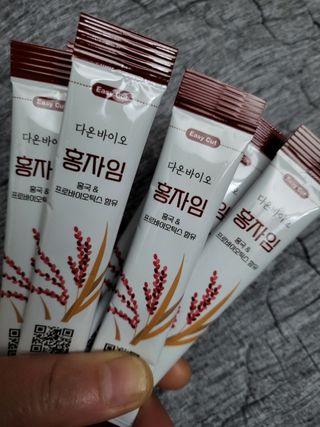 하루 1포로 콜레스테롤, 유산균, 고역가 소화효소까지 한번에 섭취! 다온바이오 홍자임 1개월분(30포) — 5점을 준 리뷰어가 2022년 12월 올린 사용 사진