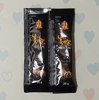 젤리드림 [젤리스틱 3종] 홍삼흑마늘, 동충하초, 석류콜라겐 — 5점을 준 리뷰어가 2022년 9월 올린 사용 사진