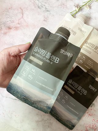 일일하우 슬리밍 플랜B 고소한 귀리맛, 진한 카카오맛 (체중조절식) — 5점을 준 리뷰어가 2023년 5월 올린 사용 사진