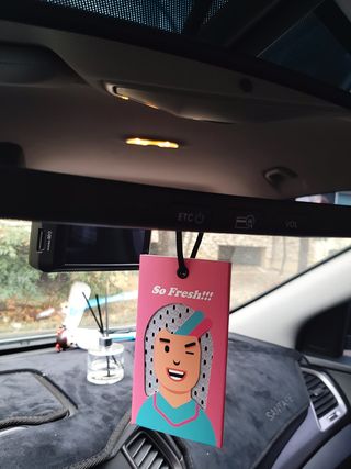 심폐소생소 [오늘도맑음] 차량용 악세사리 공기청정필터 이태리산 자동차용품 내부꾸미기 — 5점을 준 리뷰어가 2021년 12월 올린 사용 사진
