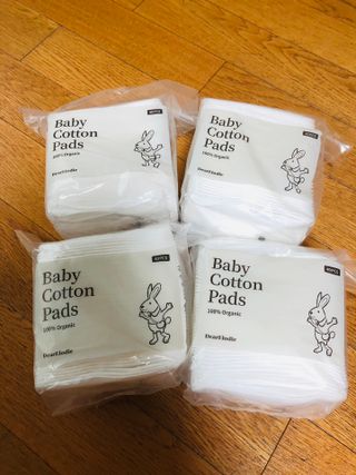 디어엘로디 프리미엄 유기농 베이비 솜티슈 40매 3 + 1 PACK — 5점을 준 리뷰어가 2021년 3월 올린 사용 사진
