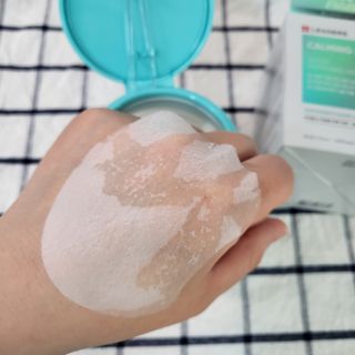 리더스코스메틱 리더스 카밍 바이오틱스 퀵 수딩 패드 — 4점을 준 리뷰어가 2022년 4월 올린 사용 사진