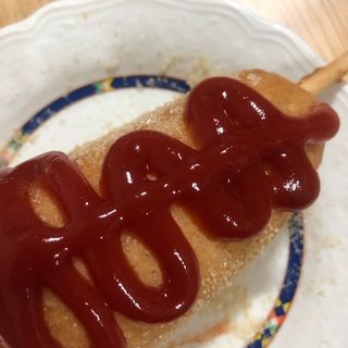 오마뎅 한우핫도그 — 4점을 준 리뷰어가 2021년 5월 올린 사용 사진