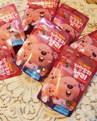 [팔도] 잔망루피젤리 믹스베리맛 42g 8개 — 5점을 준 리뷰어가 2022년 2월 올린 사용 사진