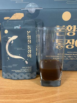 [비린내 완벽제거] 본황칠 통장어 국내산 장어즙 아르기닌 2800mg 장어즙효능 기력보강 — 5점을 준 리뷰어가 2022년 8월 올린 사용 사진