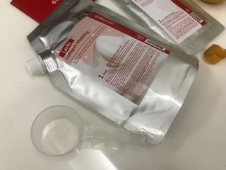 메디필 레드 락토 콜라겐 모델링 팩 — 5점을 준 리뷰어가 2021년 3월 올린 사용 사진