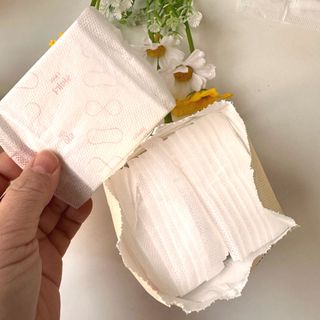 N[템포] 템포 패드 내추럴 순면 생리대 SET(중형 슬림 + 대형 + 라이너) — 5점을 준 리뷰어가 2024년 2월 올린 사용 사진