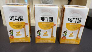 메디웰 페디아드링크 미니 바나나맛 — 5점을 준 리뷰어가 2022년 8월 올린 사용 사진