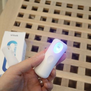 lumion Vitok 휴대용 살균캡슐 — 5점을 준 리뷰어가 2021년 1월 올린 사용 사진