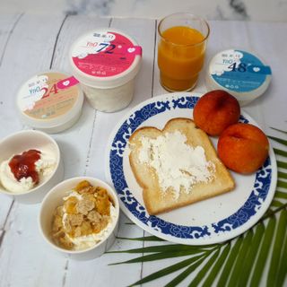 요그앤오트 그릭요거트 3종(그릭요거트24 150g + 그릭요거트48 150g + 그릭요거트72 320g) — 5점을 준 리뷰어가 2022년 7월 올린 사용 사진