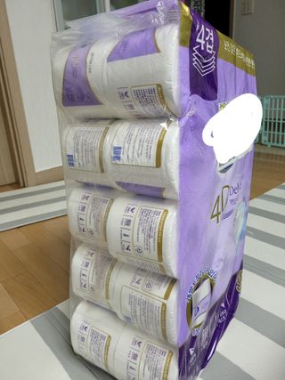 빈다 4Deluxe 4겹 엠보싱 롤 화장지 — 5점을 준 리뷰어가 2022년 3월 올린 사용 사진