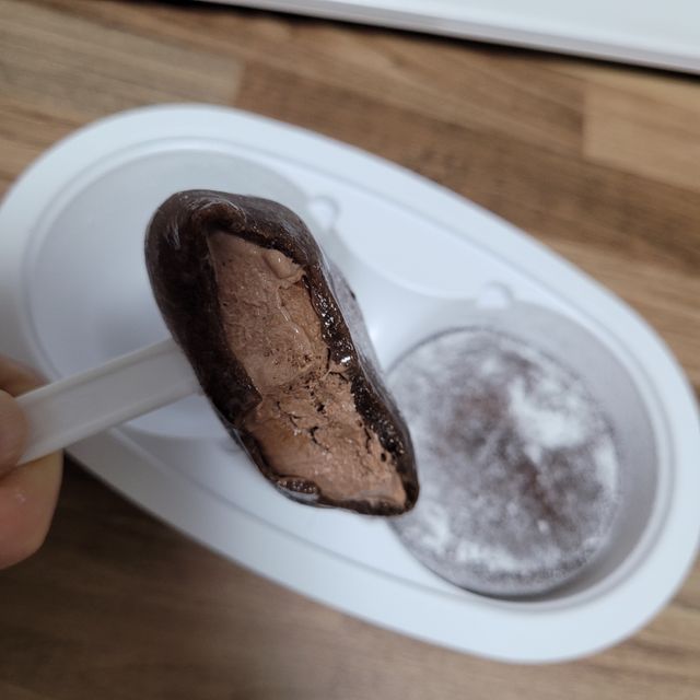 찰떡아이스 초코&초코 리뷰 사진