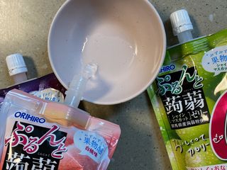 ORIHIRO 오리히로 곤약젤리 제로칼로리 130g 4종 4팩(맛별로 1팩씩) — 5점을 준 리뷰어가 2023년 3월 올린 사용 사진