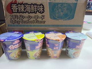 NISSIN 닛신 컵누들  4종 - 씨푸드오리지날, 씨푸드 스파이시, 씨푸드 커리, 씨푸드 XO소스 — 5점을 준 리뷰어가 2022년 12월 올린 사용 사진