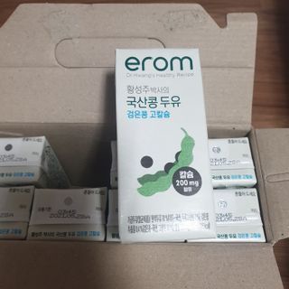 이롬 erom 황성주박사의 국산콩 두유 검은콩 고칼슘 — 5점을 준 리뷰어가 2020년 12월 올린 사용 사진