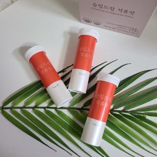 [슬림드랍 석류맛] 건기식 다이어트 보조제 겸 비타민 — 4점을 준 리뷰어가 2022년 2월 올린 사용 사진