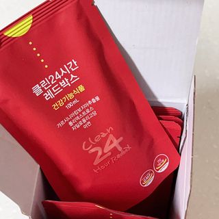 클린24시간 레드박스 1BOX(5포) + 전용보틀(500ml) — 5점을 준 리뷰어가 2024년 3월 올린 사용 사진
