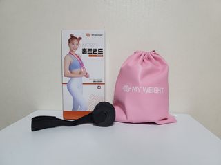 마이웨잇 심으뜸 홈트밴드세트 홈짐 여자홈트레이닝기구 운동용고무밴드 — 5점을 준 리뷰어가 2021년 7월 올린 사용 사진