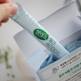 셀렉스스포츠 셀렉스 밀크세라마이드 저분자피쉬콜라겐 28포 X 1박스 — 5점을 준 리뷰어가 2021년 6월 올린 사용 사진