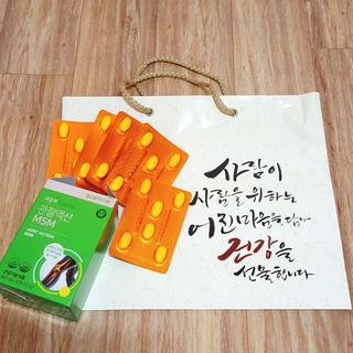 서울약사신협_내몸애발란스관절액션MSM_850mg x 90정 — 5점을 준 리뷰어가 2021년 3월 올린 사용 사진