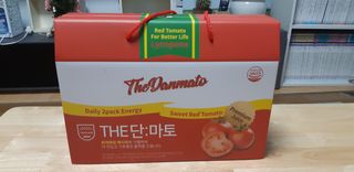 제이제이바이오 더단마토 프리미엄주스 100ml 30팩입 - 무설탕 스테비아 토마토즙 — 5점을 준 리뷰어가 2021년 12월 올린 사용 사진