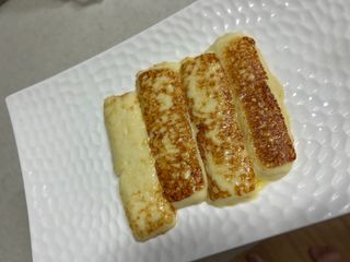 앙투어솔레 아일랜드 구워먹는 치즈 100 자연 치즈 와인안주 300g(100g x 3팩) — 4.5점을 준 리뷰어가 2022년 7월 올린 사용 사진
