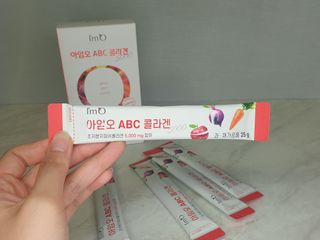 아임오 ABC 콜라겐 젤리 14포 — 5점을 준 리뷰어가 2021년 11월 올린 사용 사진