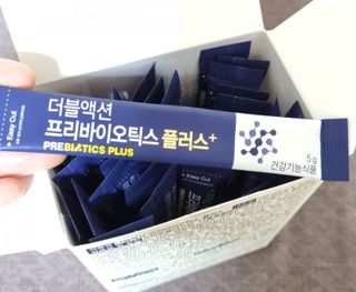 메이준뉴트리 더블액션 프리바이오틱스 플러스+ — 5점을 준 리뷰어가 2021년 4월 올린 사용 사진