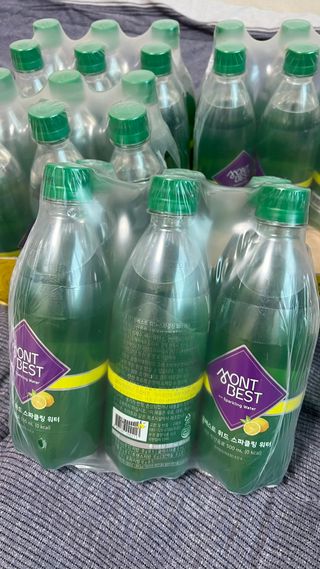 몽베스트 Montbest with Sparkling water Lemon OR Lime 20병(랜덤) — 5점을 준 리뷰어가 2022년 7월 올린 사용 사진