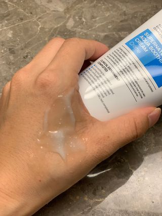 랑벨 수퍼내츄럴 아쿠아 수딩 크림 100ml — 5점을 준 리뷰어가 2022년 5월 올린 사용 사진