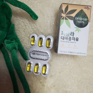 nfp 피놀라 대마종자유 — 5점을 준 리뷰어가 2021년 8월 올린 사용 사진