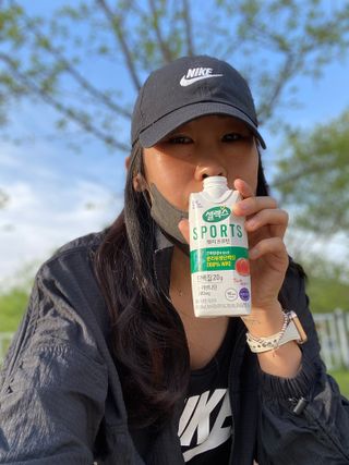 셀렉스스포츠 셀렉스 스포츠 웨이 프로틴 복숭아_ 330ml x 12팩 — 5점을 준 리뷰어가 2021년 4월 올린 사용 사진