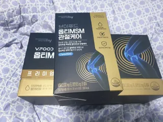 [브이푸드] 옵티MSM 관절케어 (70ml x30포) — 4점을 준 리뷰어가 2022년 7월 올린 사용 사진