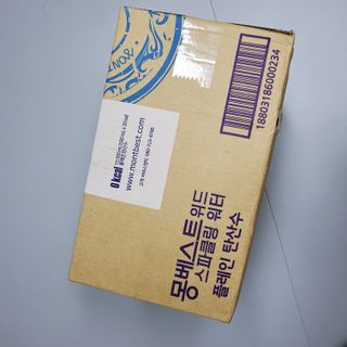몽베스트 Montbest with Sparkling water Plain 20병 — 5점을 준 리뷰어가 2021년 11월 올린 사용 사진