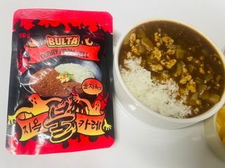불타 지옥불카레 불지옥맛 180g x 3봉 — 5점을 준 리뷰어가 2021년 6월 올린 사용 사진