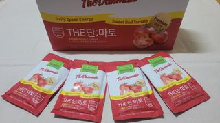 제이제이바이오 더단마토 프리미엄주스 100ml 30팩입 - 무설탕 스테비아 토마토즙 — 5점을 준 리뷰어가 2021년 11월 올린 사용 사진