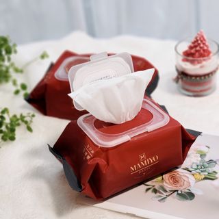 마미요 대용량 플레인 아기물티슈 베이직 캡형 100매 * 10개 — 4점을 준 리뷰어가 2022년 12월 올린 사용 사진