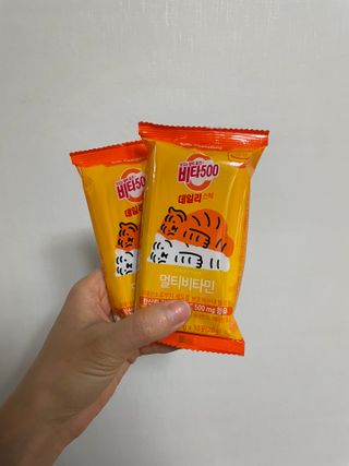 광동생활건강 프리 [광동] VB와 VC를 함유한 멀티 비타민 비타 500 데일리 스틱 180포 — 5점을 준 리뷰어가 2022년 5월 올린 사용 사진