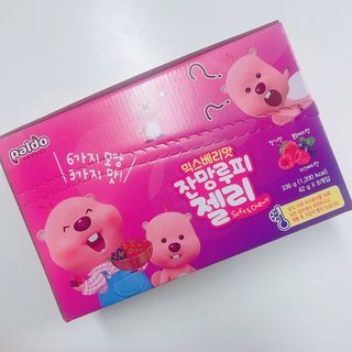 [팔도] 잔망루피젤리 믹스베리맛 42g 8개 — 3점을 준 리뷰어가 2022년 2월 올린 사용 사진