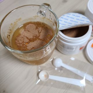 뉴트리션팩토리 하드코어버닝티 오리지널 — 5점을 준 리뷰어가 2021년 8월 올린 사용 사진